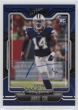 2021 Panini Playbook Rookie Blue Signatures 13/25 Jabril Cox #179 Auto ld5