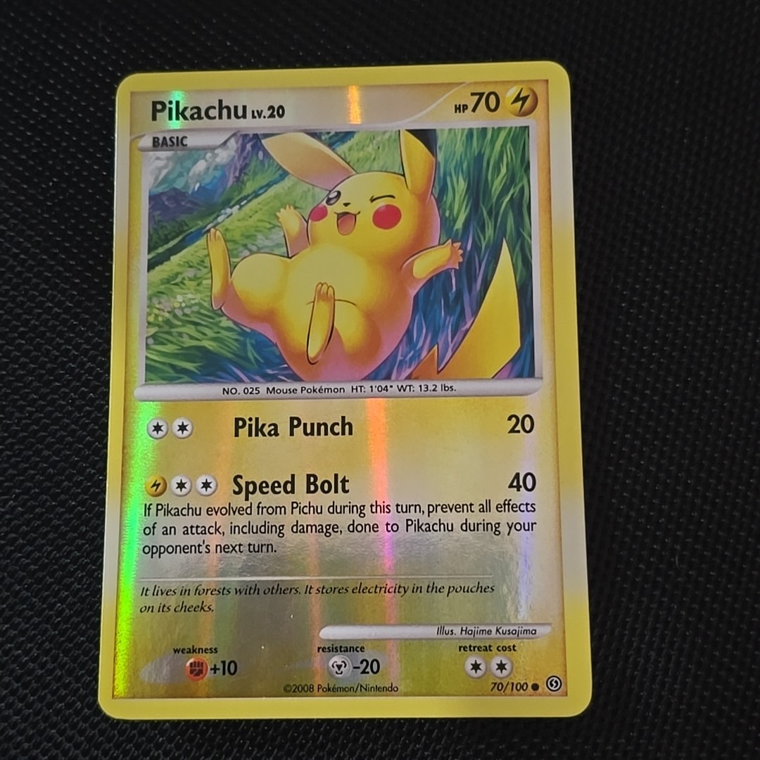 Pokémon TCG Stormfront Pikachu Reverse Holo Card 70/100 NM Condition