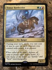 MTG TCG Tarkir: Dragonstorm Temur Battlecrier 0228 Regular Rare