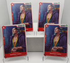 Nefeltari Cobra Playset - OP13-011 x4 - Carrying On His Will - One Piece TCG