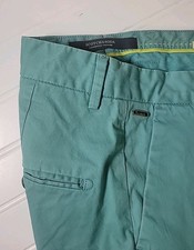 SCOTCH  SODA Mott Chinos Super Slim Fit Pants TEAL, 29 X 32