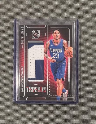 LOU WILLIAMS 2024-25 SILHOUETTE THREADS PATCH #THR-LOU Clippers SICK PATCH