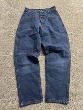 Girbaud Marithe Francois Vintage 90s Y2K Jeans Women Size 27x28 Long Blue Denim