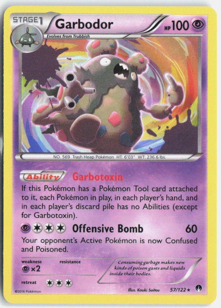 Garbodor Holo Rare XY - BREAKpoint 57/122 LP