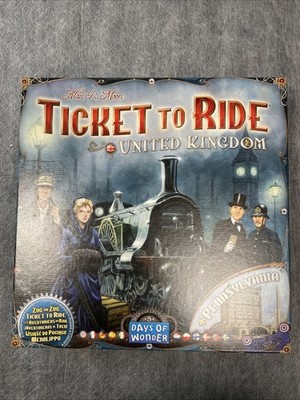 Ticket To Ride United Kingdom & Pennsylvania Map Collection #5 Game Expansion