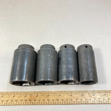 Mac Impact Socket Set 4 Pc 12 Drive Sae 6 Point Deep Well Sim Series Usa