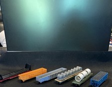 Lot Of 6 HO scale Cars. Southern, Union Pacific, L&N, Western 1970s Vintage