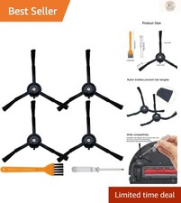 Effortless 4-Pack Replacement Side Brushes for Roborock Vacuum Cleaning