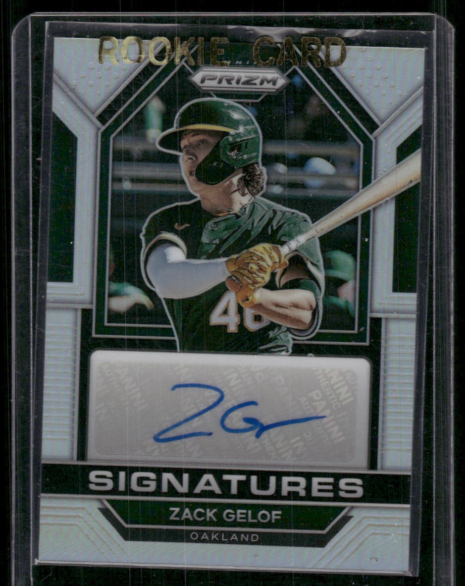 ZACK GELOF 2023 Panini Prizm Signatures Silver Auto Autograph SIG-ZG (