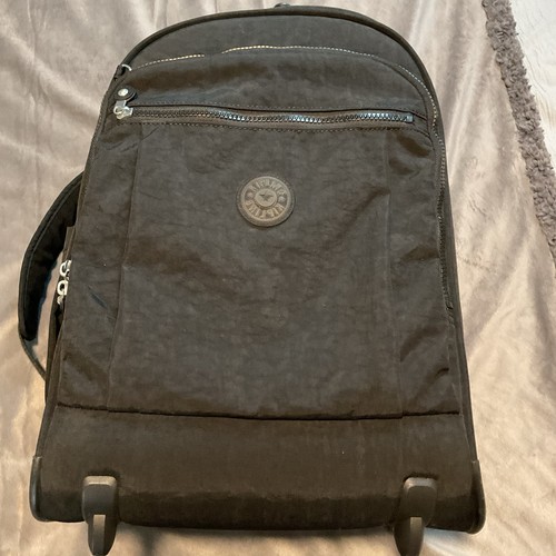 Kipling Gaze Large Printed Rolling Backpack Retractable Handle Black - Picture 1 of 13