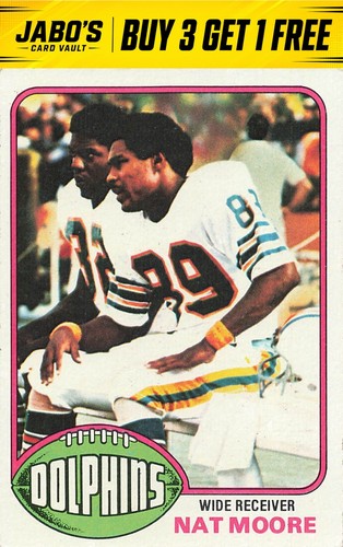 Nat Moore #54 1976 Topps card