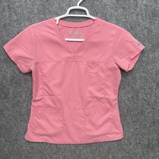 Grey's Anatomy by Barco performance wear Scrub Top Pink Women's size Medium