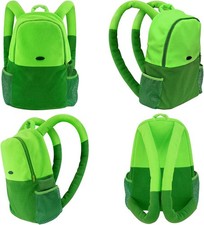 DAZCOS Green Backpack Anime Character Cartoon Unisex Cosplay Costume Accessor...