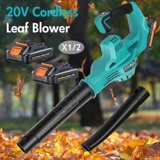 Leaf Blower Cordless 680 CFM Handheld Electric Leaf Blower with 2 Batteries 20V
