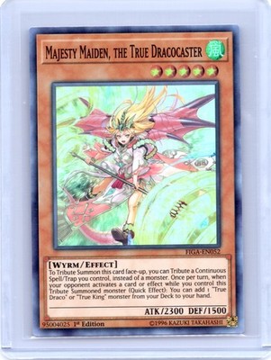 Majesty Maiden, the True Dracocaster 1st Edition Super Rare Fists of the Gadgets