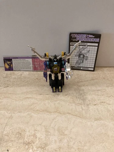 Vintage Hasbro G1 Transformers Shrapnel Decepticon Action Figure 100% Complete