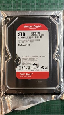 Western Digital WD Red 2TB Festplatte WD20EFAX NAS | Quasi Neu | Nur 184 Std.