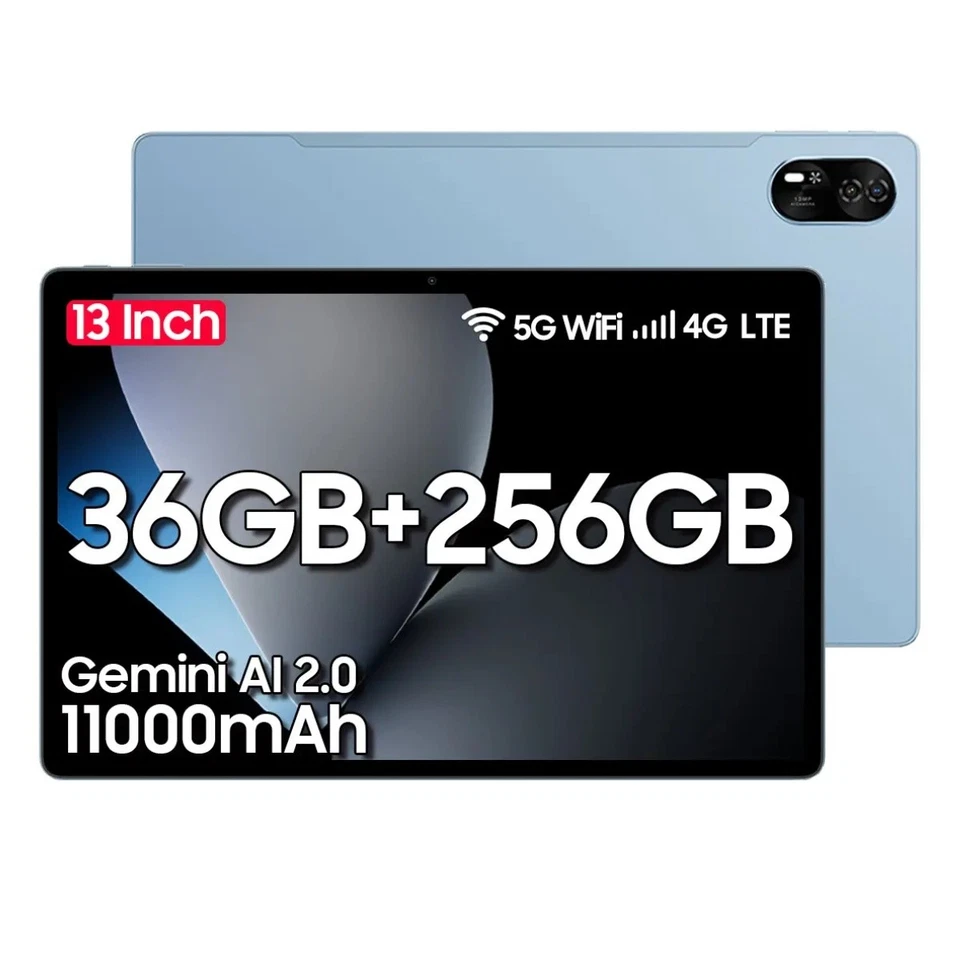 Blackview MEGA 8 Android 15 Tablet 13 Zoll 36GB+256GB/512GB 11000mAh Gemini AI