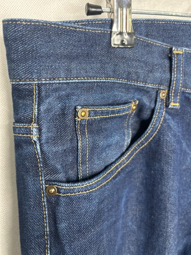 Carhartt Jeans Uomo 30W Blu Indaco Newal Pantalone Denim Conico - Foto 5 di 9