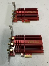  Lot of 2 ASUS PCE-AC68 Dual-Band 3x3 PCI-E WIFI Network Adapter Card "P4D"