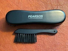 PEARSON Pool Table Brushes. Large Main Brush and a Rail Brush.