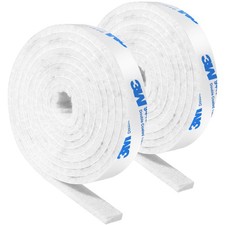2 Rolls 1/2 x 60 Inch Felt Strip Tapes with Adhesive Backing for Furniture