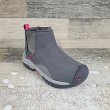 Keen Kootenay III Kids Winter Boot 8 Steel Gray Slip On Waterproof Chelsea Boots