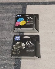 Genuine HP 67XL Black  Tri Color Ink Cartridges 3YP31BN Dated 09/2027 NEW F2
