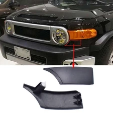 2PCS Front Bumper Grille Filler Trim For 2007-2014 Toyota FJ Cruiser Accessories