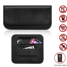1 Pack Faraday Bag Cell Phone Wallet Blocker Radiation Signal Shielding Case