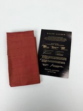 New Vintage Ralph Lauren Rossini 100 Silk Burgundy Standard Pillow Sham USA