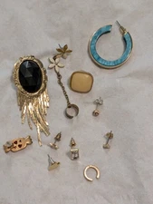 vintage junk drawer jewelry lot untested
