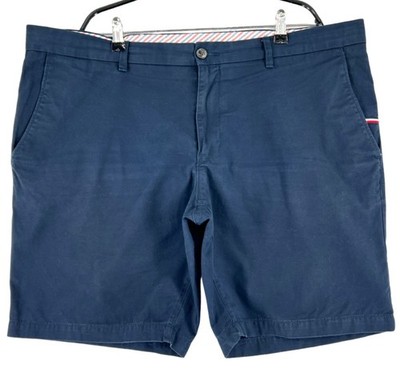 Tommy Hilfiger Herren Brooklyn Chino Shorts Größe W40 Blau Baumwolle