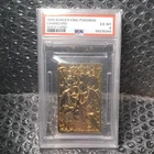 1999 BURGER KING POKEMON GOLD CARD CHARIZARD 23k gold charizard PSA 6 promo