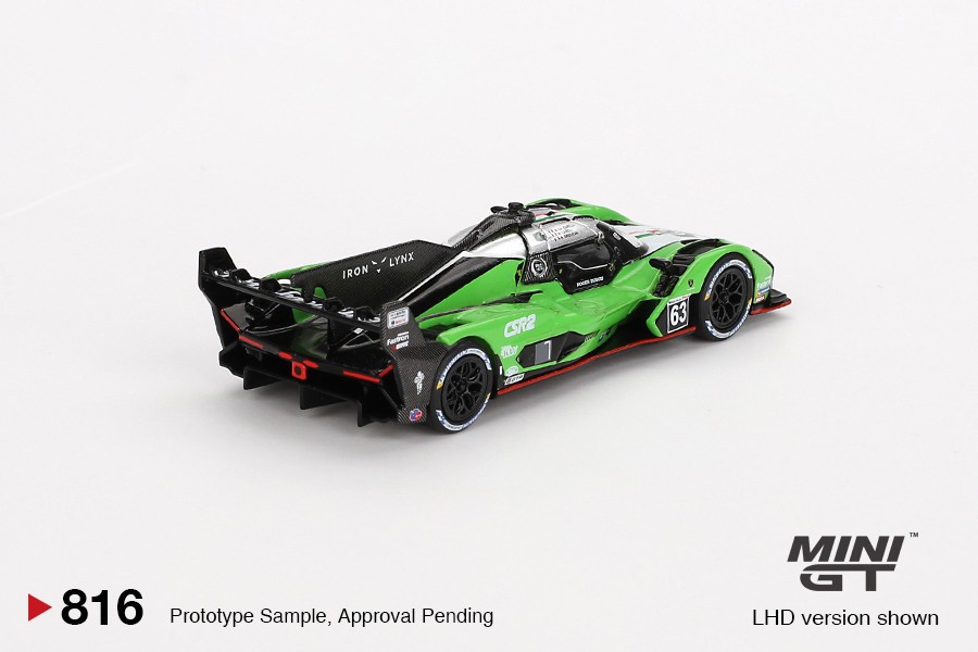 Mini GT Lamborghini SC63 - Iron Lynx - 2024 12Hrs Sebring 1:64