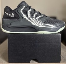 Size 13.5 - Nike KD 18 Slim Reaper Halloween Black Glow Basketball IM1346-001
