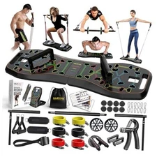  25-in-1 4rd Generation Push Up Board - Multi-Functional Foldable Gym System 
