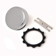 Innovator Snap-On Bathtub Overflow Plate Kit in Chrome Plated