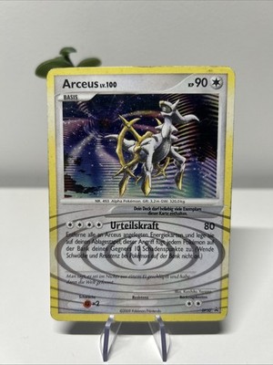 Pokémon Karte Arceus Lv.100 DP50 Black Star Promo Diamant & Perl Deutsch Pokemon