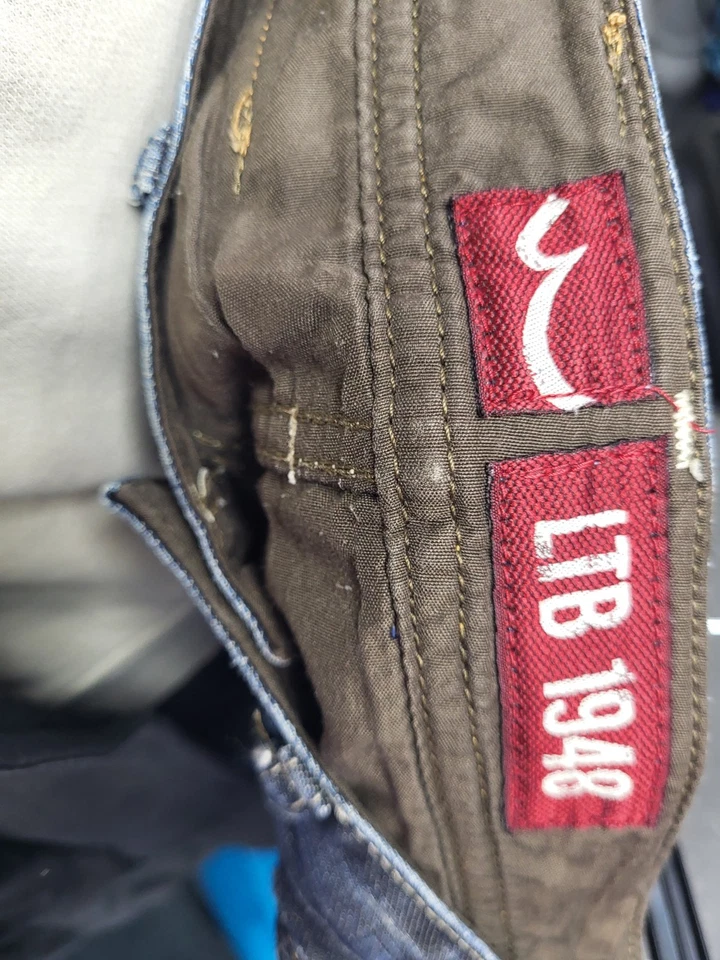 Jeans acampanados LTB 1948 tiro bajo azul denim W30 L31. PWM Foto 4 de 4