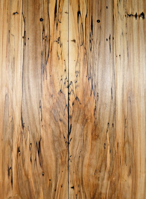 Figured Spalted Maple Woodworking Blank - Bookmatch Luthier Guitar Top Wood Set