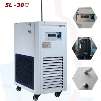 5L Lab Circulator Chiller Recirculating Chiller Water Bath Circulation Pump-30 