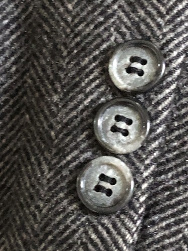 Carl Stuart Of Course 100% Kaschmir Vintage Smart Herringbone Blazer 40 Regular - Bild 9 von 12
