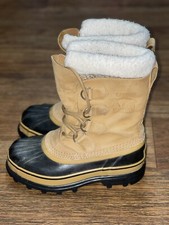 Sorel Mens Caribou II Beige Mid Calf Waterproof Snow Boots Size 5 #NL1005-280