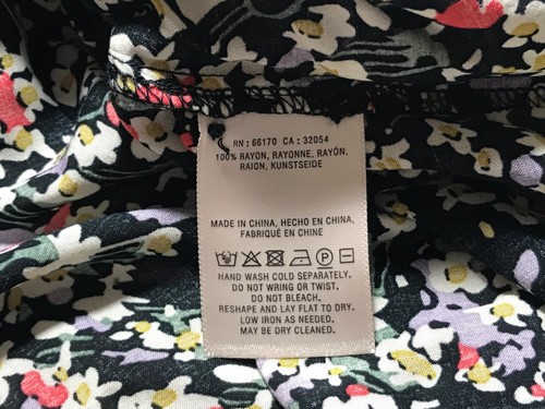 Anthropologie MAEVE Matilda Shirt size XS Ditzy Floral Pintucked Long Sleeve - Picture 14 of 16