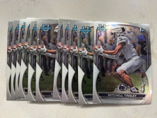 Lot of (10) MITCHELL TINSLEY Penn State 2022 Bowman Chrome University cards QTY