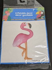 Inflatable Flamingo Tiki Luau Party Decor Tropical Beach 26" Bird