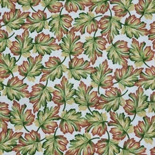 Leaf Pattern Cotton Fabric 44 x106 For Sewing & Crafting Leaves of Autumn