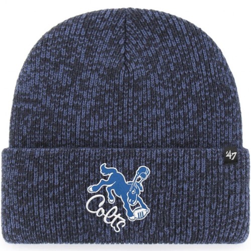 ‘47 Brand Indianapolis Colts Men’s Beanie Toboggan Cuffed Navy w/ Old Logo NEW