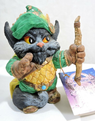 1989 Legend of Catlantis: Sattarn the Archer Wizard Cat Figurine Sagittarius5626 - Picture 9 of 9